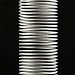 Silver Plated Memory Wire Bracelet .50 Oz/Pkg - Approx 30 Loops