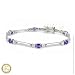WILLOW XPRESS: *MICHELLE TANZANITE CZ BRACELET*