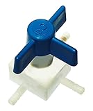 フッ素樹脂製三方コック016.802.2 /5-5368-12