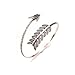 Binmer(TM)Women Swirl Spiral Armband Arm Cuff Armlet Upper Stone Bangle Bracelet Armband