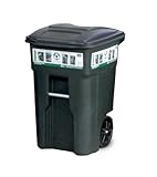 UPC 723105200013 product image for Toter 025548-R1GRS Residential Heavy Duty 2-Wheeled Trash Container Cart with At | upcitemdb.com