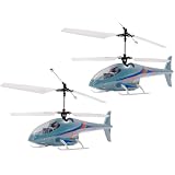 2-Pack of Shark 810 2-Ch Micro RTF Coaxial Electric Helicopters by Common Sense RC