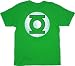 Search : Green Lantern Distressed Logo Kelly Green T-shirt Tee
