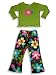 How To Measure Bra Sizes : Anita G - Toddler Girls Long Sleeved Pant Set, Lime, Brown, Pink