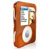 Orange Nano 3RD Generation Clear Frosted Silicone Inner Layer