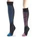 A Ski Sock with padded comfort and protection zones, including full length shin padding! The essential sock for any avid skier!The 1000 Mile Ski Sock uses specially selected yarns to provide warmth and comfort. A padded shin offers protection from shock and abrasion. The top of the sock features a comfortable ribbed cuff to keep it in place all day, while the arch support and Achilles tendon supports provide superb fit giving added protection for all day comfort on the slopes! Please note: Mens sizes come in blue, women's sizes in purple colour. - Ladies Small: 3 - 5.5- Ladies Medium: 6 - 8.5- Men's Medium: 6 - 8.5- Men's Large: 9 - 11.5- Men's X-Large: 12 - 14CONTENT: 74% Acrylic, 14% Wool, 10% Nylon, 2% Lycra 