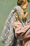 Vintage Homemade Crocheted Afghan Baby Blanket Patterns