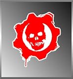 Gears of War Logo Vinyl Decal Bumper Sticker 5