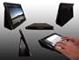 LuvTab Apple iPad Tasche Case H�lle, Mit Aufsteller Funktion, Unterst�tzt Sleep / Wake Smart Cover Funktion, Alle iPad 2, 3 & 4 Modelle (2011 & 2012 - neue iPad mit Retina / HD display), Schwarz
