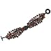 Red Jasper, Onyx & Tiger Eye Bead Bracelet by Sajen