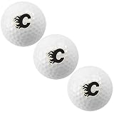 NHL McArthur Calgary Flames White 3-Pack Golf Balls