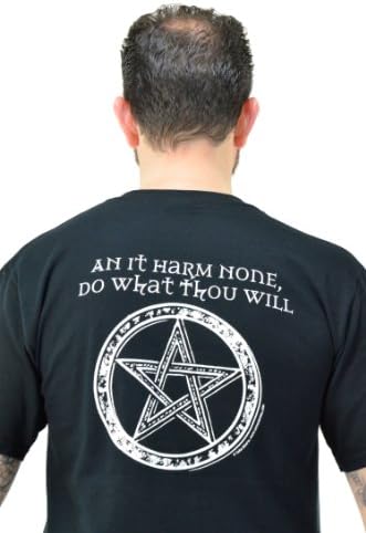 Michael Shaffer Wiccan Rede T-Shirt Small Black