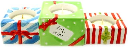 Winter Whimsy Holiday Trio Christmas Tealight Candle Holder