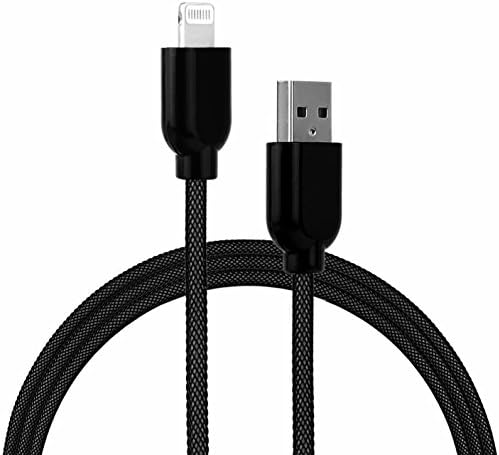 Karnotech® REMAX 8 Pin Lightning to USB Braided Mesh Cable Data Transmit Charging Wire Universal Cord for IPhone 5/6/6S, IPod, IPad 3/4, IPad Mini 1/2/3/4, iPad Air/Air 2 - 3.3Feet