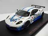 1/43 43955 KRH フェラーリ F430 JLMC 2007 #27【レジンモデル】 ホワイト/ブルー