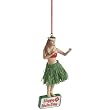 Happy Hula -Day Hula Girl Christmas Ornament