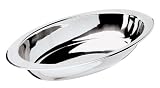 Review Paderno World Cuisine 11939-45 / Paderno World Cuisine 17 3/4 Inch x 10 1/4 Inch Stainless Steel Oval Pan