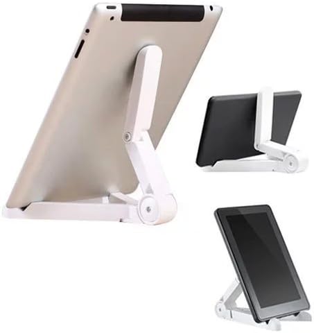 iPad Tablet Stand, Maan Portable Folding Adjustable Holder for Tablets 7-10 inch, Pad E-readers and iPhone 6S 6 PLUS 5 5S, iPad Air/Mini 2 3; Samsung Galaxy S6 S5 Note Edge, Tab 2 3 4 Pro;Kindle Fire