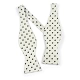 Paul Fredrick Dots Silk Self-Tie Silk Bow Tie