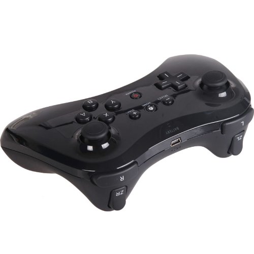 DHSHOP Black Wii U Pro Controller for Nintendo Wii U Controller Device