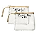 Hollywood Intuition Plane to See Cosmetic Cases - Gold