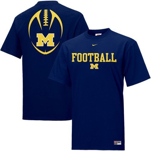 Nike Michigan Wolverines Navy Blue Youth Team Issue T-shirt