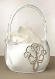 Taupe Scroll Flower Basket.