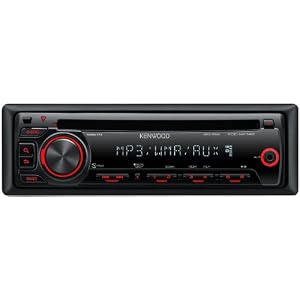 Kenwood KDC-MP145 In-Dash CD/MP3/WMA Receiver with Aux Input