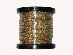 50 yd Clear w/ Gold Holographic CraftLace Spool