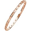 14K Rose Gold Diamond Bangle Bracelet - 0.75 Ct.