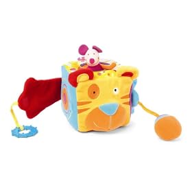 Manhattan Toy Carousel Tiger Activity Soft Block Toy