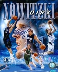 Dirk Nowitzki autographed 8x10 Photo (Dallas Mavericks) special collage photo