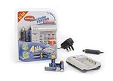 Hahnel Fast Charger For 2 or 4 AA/AAA Rechargeable Batteries (Includes 2700mAh AA Batteries)