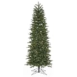 8.5' Slim Redwood Christmas Tree - Clear Dura-Lit Lights