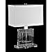 Crystal 24 Rectangular Table Lamp