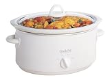 Crock Pot SCV400W Oval Slow Cooker White 3.5L