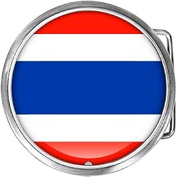 Thailand Flag Belt Buckle