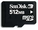 SanDisk Micro Secure Digital (Micro SD) Speicherkarte 512 MB (Retailverpackung)