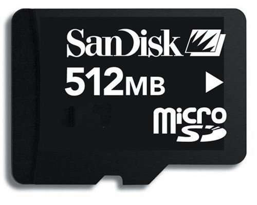 Childrens Toyshop  Electronics : Sandisk 512MB TransFlash/Micro SD Card