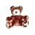 KONG Teddy Bear Dog Toy, Medium, Brown