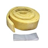 Buy M-D Building Products 4929 3-by-25-Feet Fiberglass Pipe Wrap, Yellow by M-D Building Products