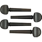 The String Centre Ebony Cello Peg Set (4), 1/2 Size