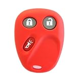 2003 2004 2005 2006 03 04 05 06 GMC SIERRA ***UNIQUE RED*** 3 BUTTON REMOTE FOB CLICKER KEYLESS ENTRY WITH FREE PROGRAMMING AND FREE DISCOUNT KEYLESS GUIDE
