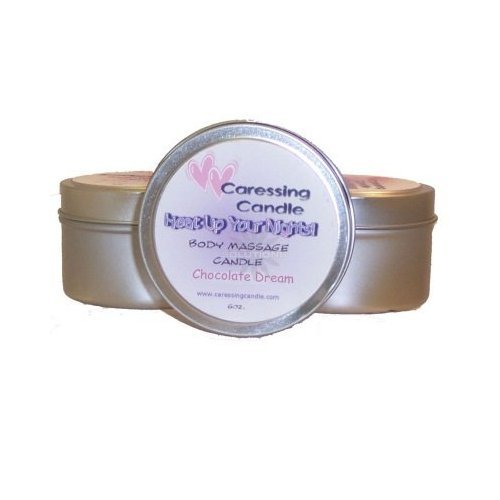 Caressing Candle Body Massage Candle, Chocolate Dream.