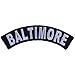 Baltimore Patch - 4x1 inch. Embroidered Iron on Patch