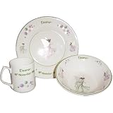 Personalised Fairy Gift Set of Mug, Plate and Bowl (BJH05001F-L15) (2 Week Delivery)