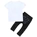 Efaster® Toddler Boys Outfit Clothes Star Printed T-shirt Tops+Long Pants Trousers 1Set