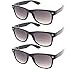 3 Pair Classic Bifocal Outdoor Reading Sunglasses - Black 3.00