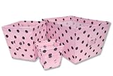 Pink Maya Dot Fabric Storage Bins-Set of 3 by Trend Lab