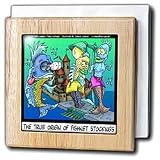 Origin Of Fishnet Stockings - 6 Inch Tile Napkin Holder